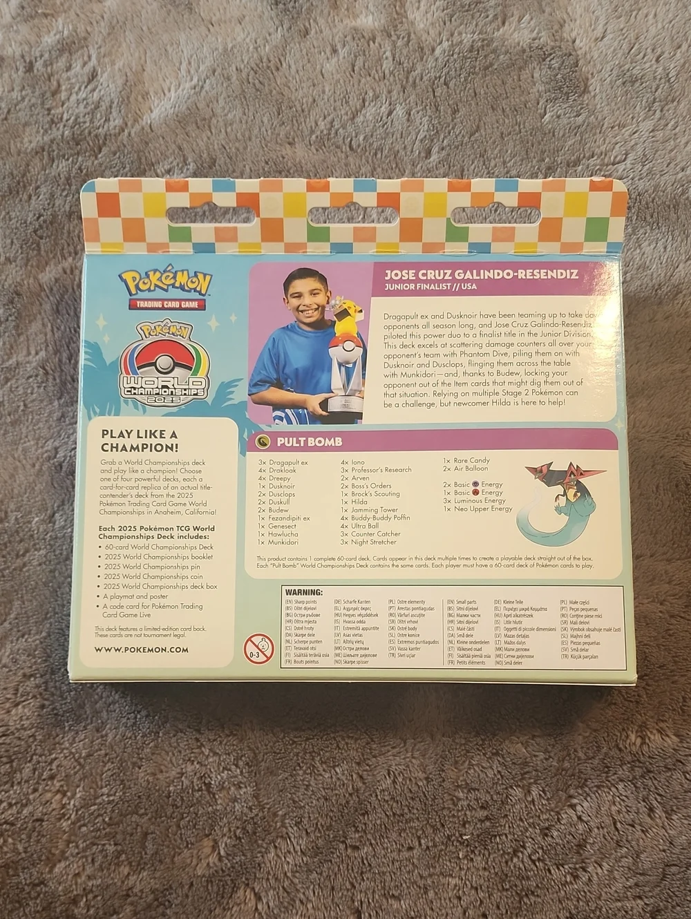 Pokémon World Championships Deck 2025